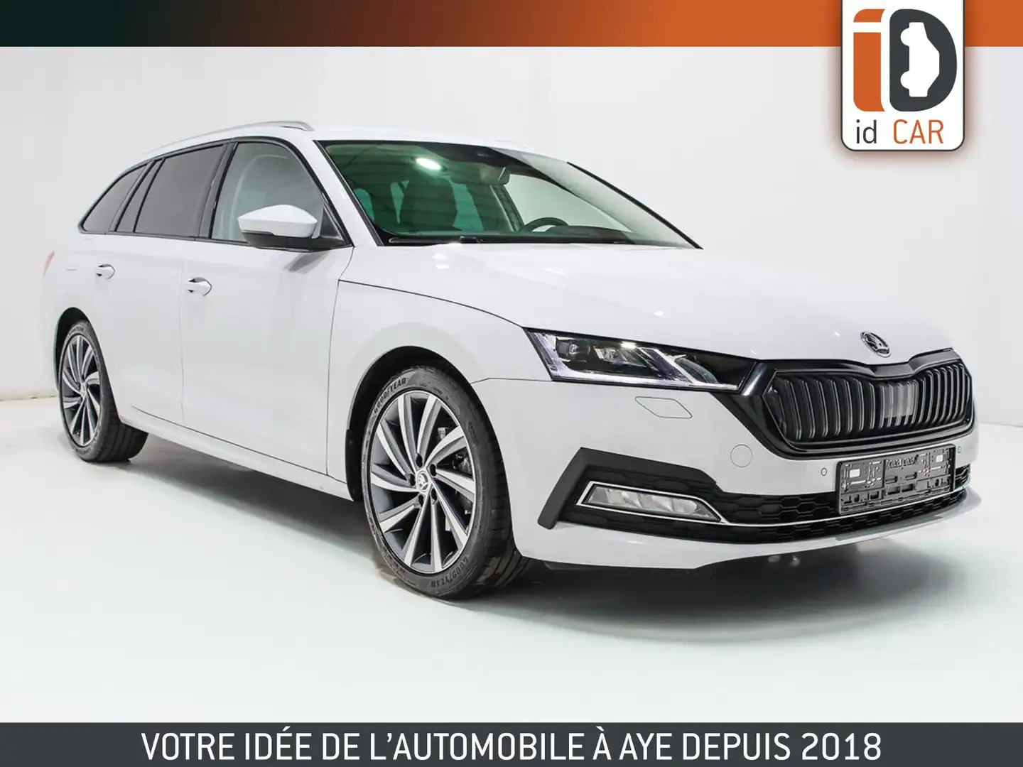Skoda Octavia COMBI 1.5 eTSI DSG SPORTLINE SEMI CUIR LED GPS ACC Blanc - 1