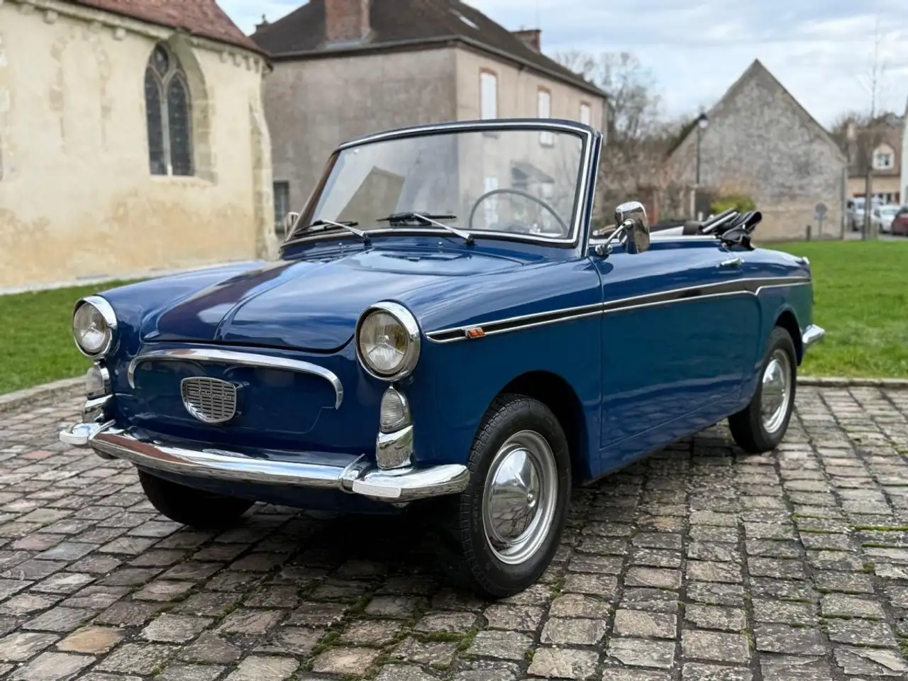 Autobianchi Cabrio bleue, foto 2