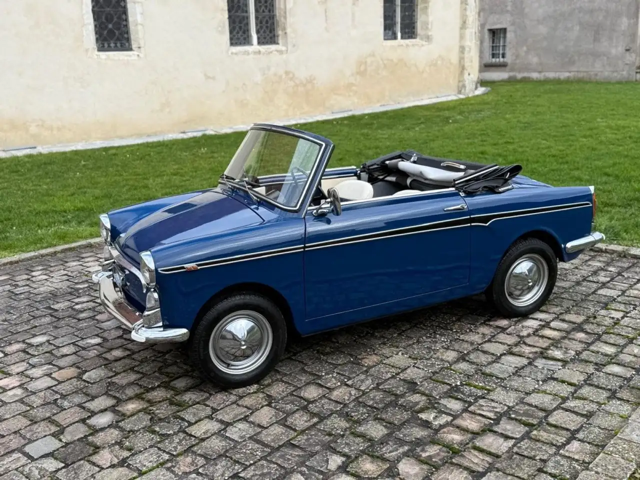 Autobianchi Cabrio bleue, foto 1
