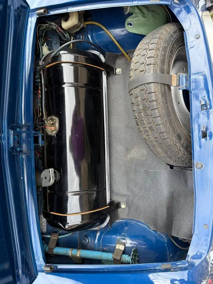 Autobianchi Cabrio bleue, foto 5