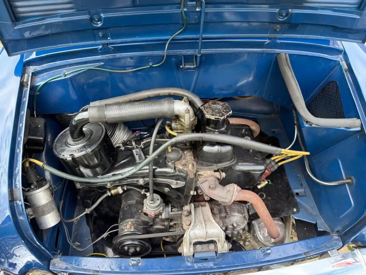 Autobianchi Cabrio bleue, foto 4