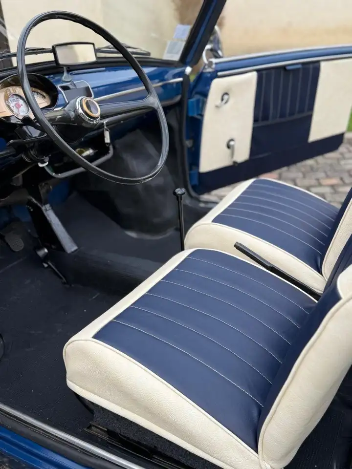 Autobianchi Cabrio bleue, foto 6
