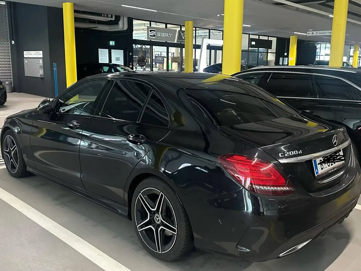 Mercedes-Benz C 200 C 200 d Aut. Schwarz - 2