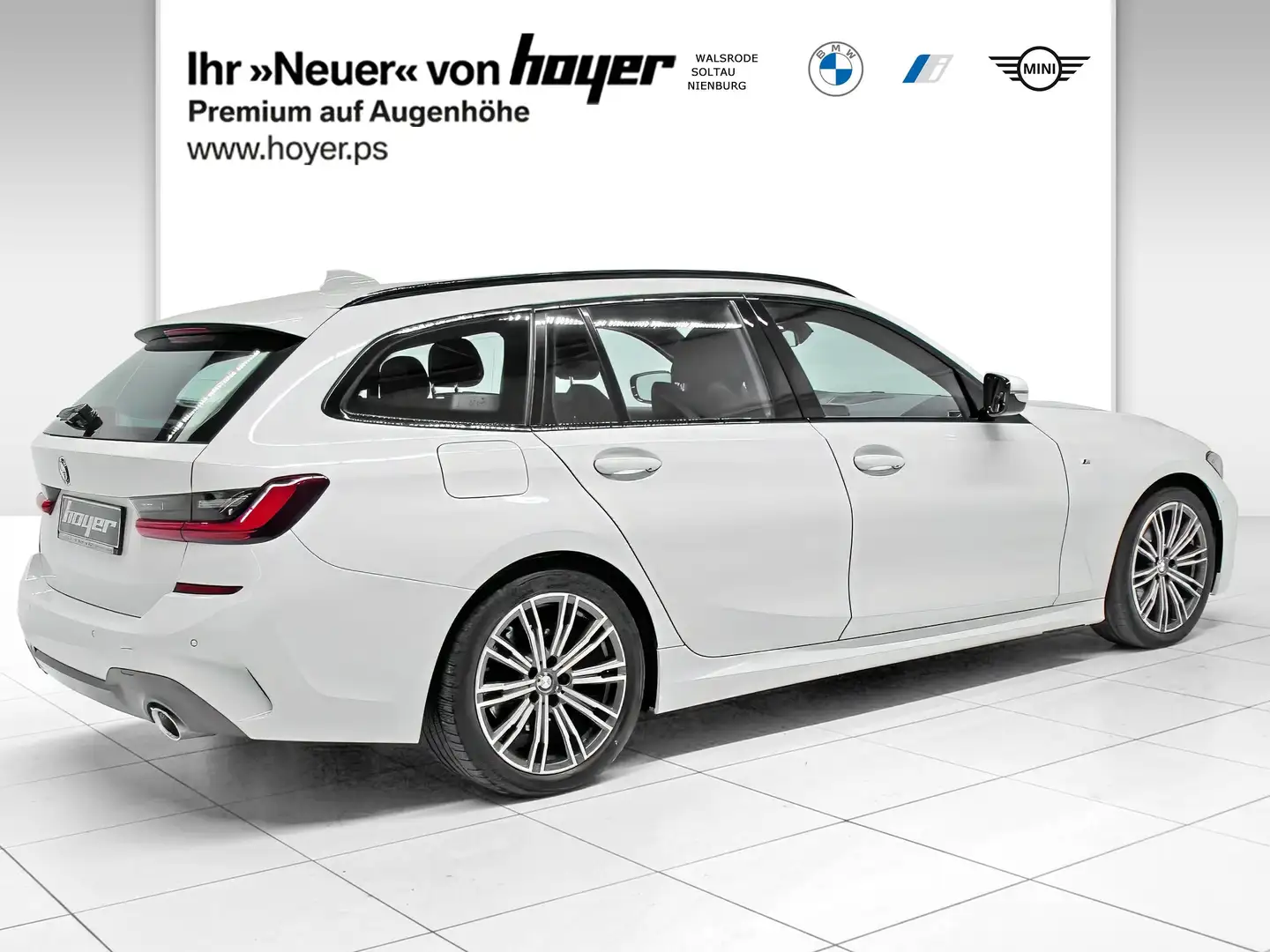 BMW 320 d Touring M Sport DAB WLAN Tempomat Shz PDC Blanc - 2