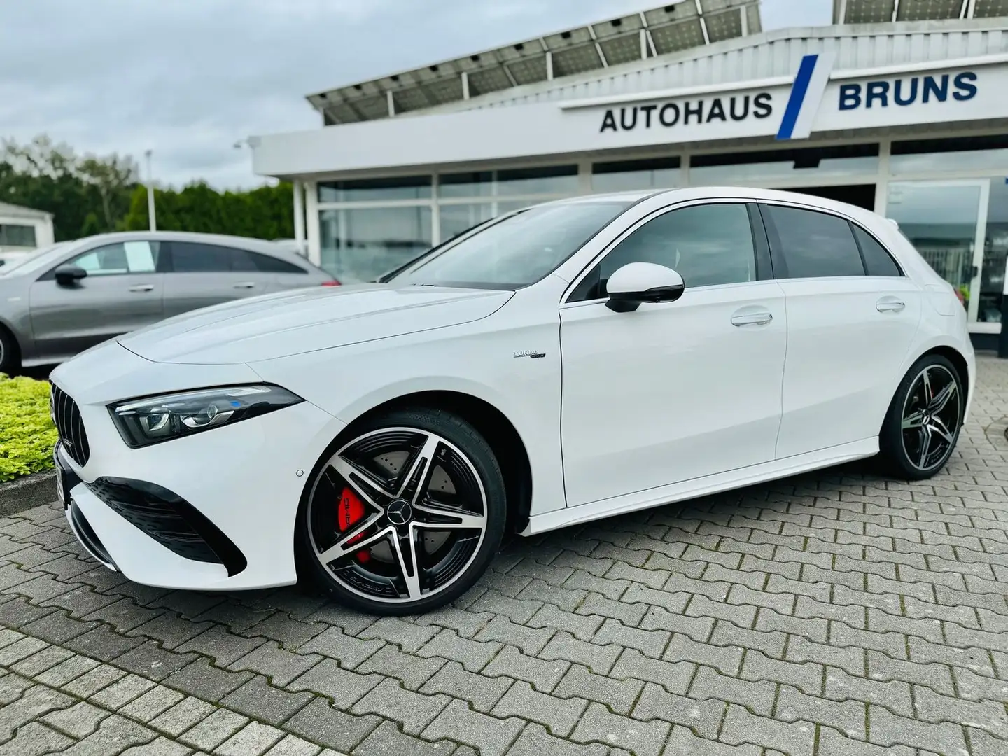 Mercedes-Benz A 35 AMG 4M, Multibeam, 360°, Winter-Pack., Totw., AHK, PTS Weiß - 2