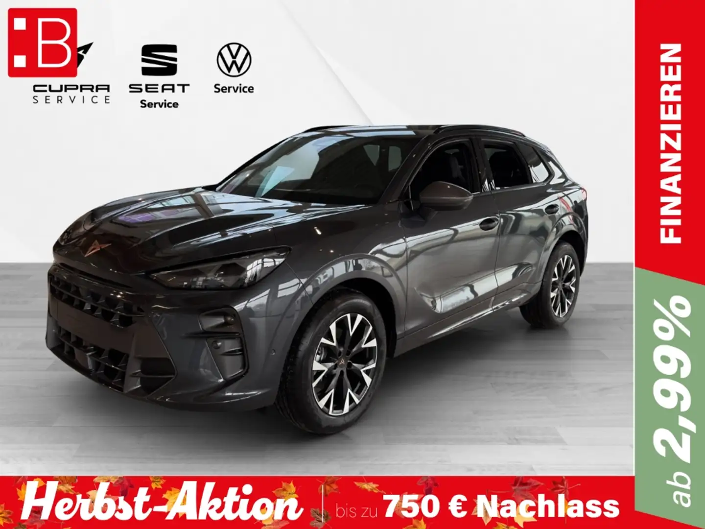 CUPRA Terramar 1.5 eTSI DSG ab 345,- EUR mtl. 1000 € AHK | TOP VI Grijs - 1