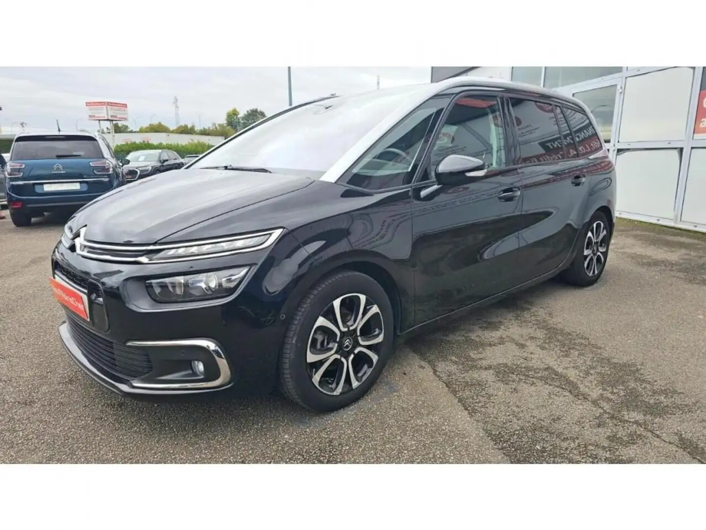Citroen Grand C4 SpaceTourer Lounge 1.5 BlueHDi 130cv 7 Places + Cuir + Sieges AV Chauffants + Pack Techno + ADML + Hayon Elec Black - 2