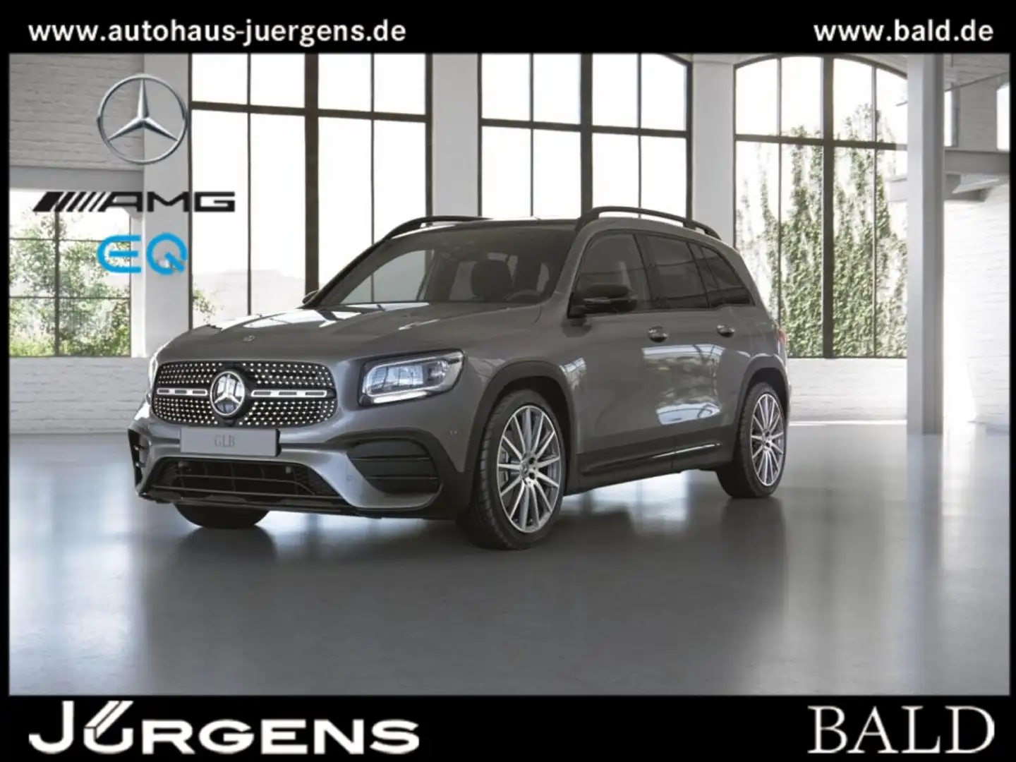 Mercedes-Benz GLB 220 d 4M AMG-Sport/360/Pano/Night/AHK/Leder Gris - 1