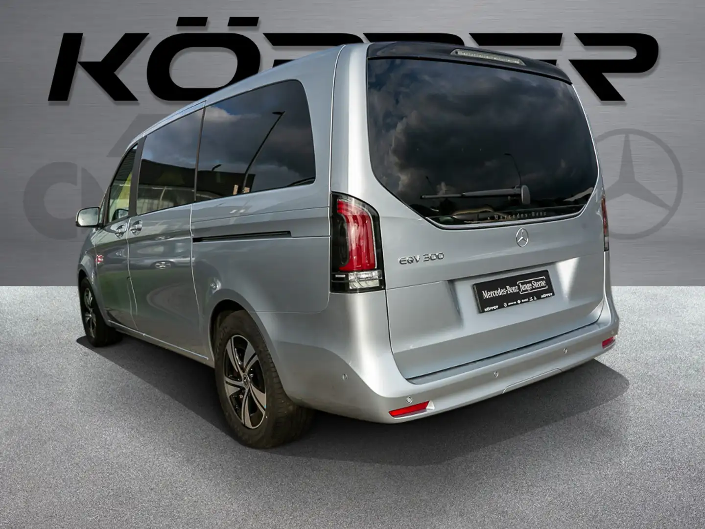 Mercedes-Benz EQV 300 L 6-Sitzer Distronic LED Kamera MBUX Silber - 2