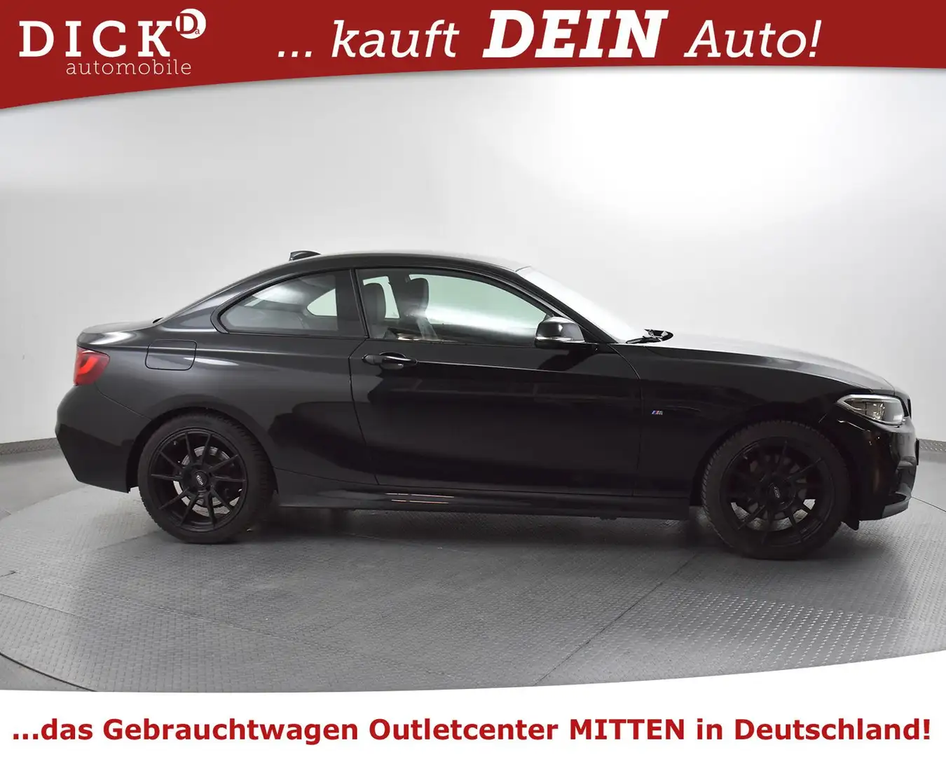 BMW 220 d Coupe M Sport/PAKET SHADO+NAVI+XEN+SHZ+HIFI Black - 2