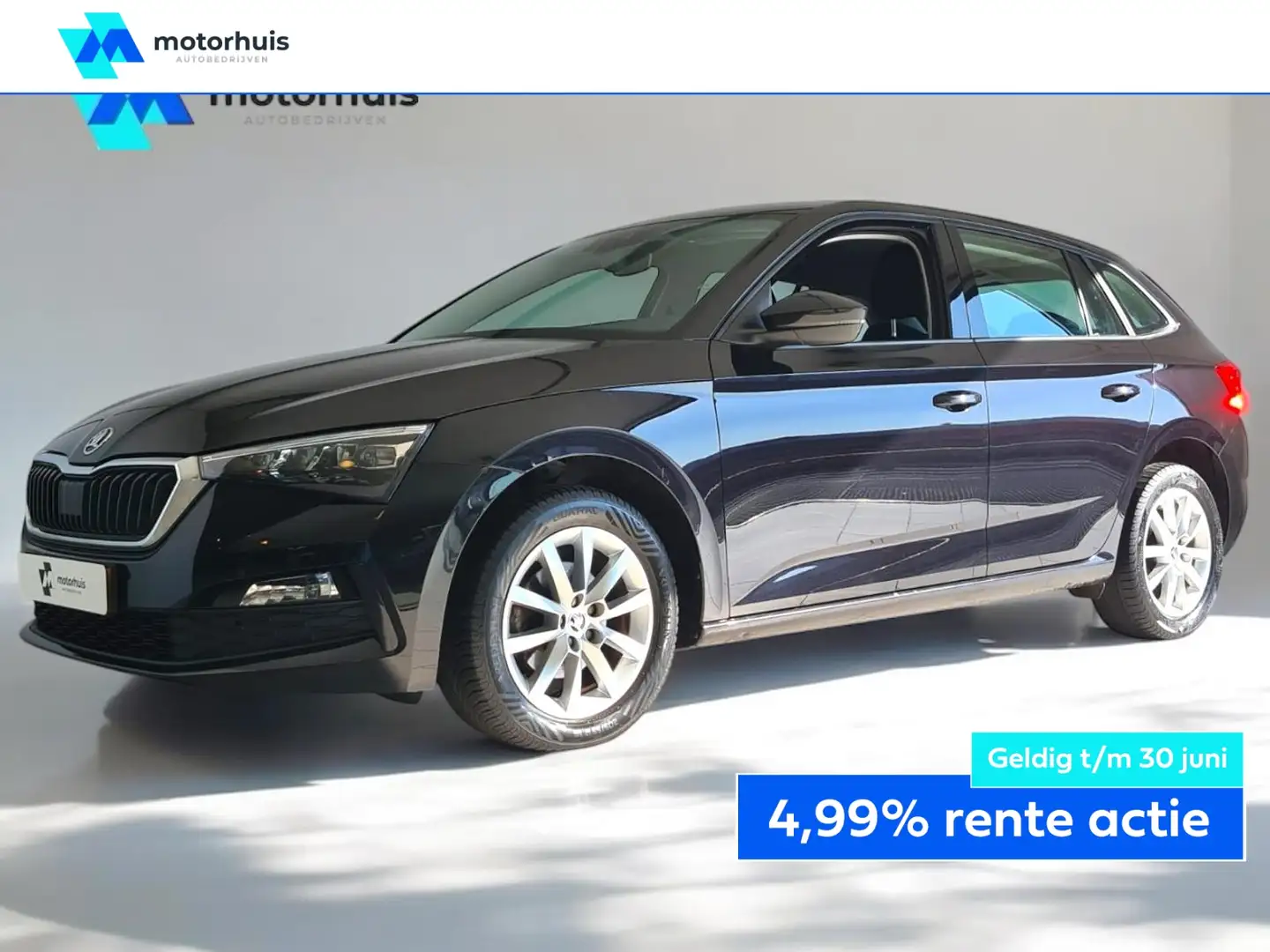 Skoda Scala 1.5 TSI Greentech 150pk DSG-7 Business Edition AUT Zwart - 1