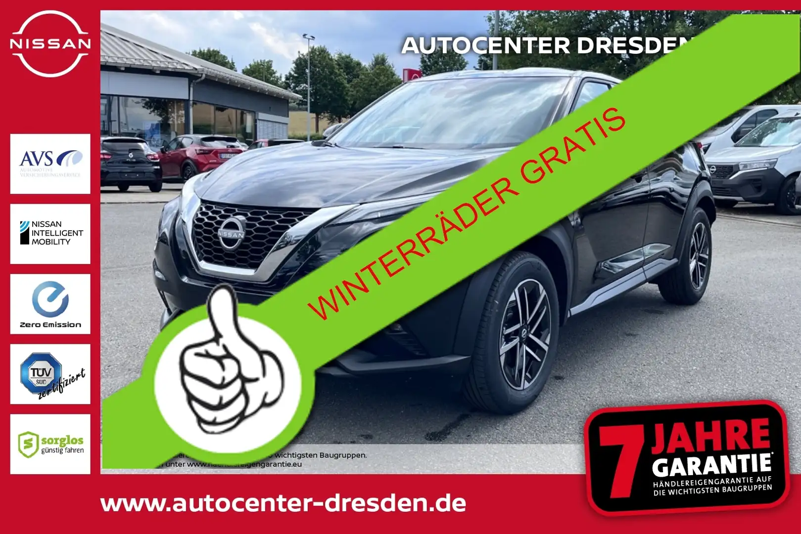 Nissan Juke 1.0 DIG-T 114 PS 6MT N-Conn Kam Navi SitzH Noir - 1