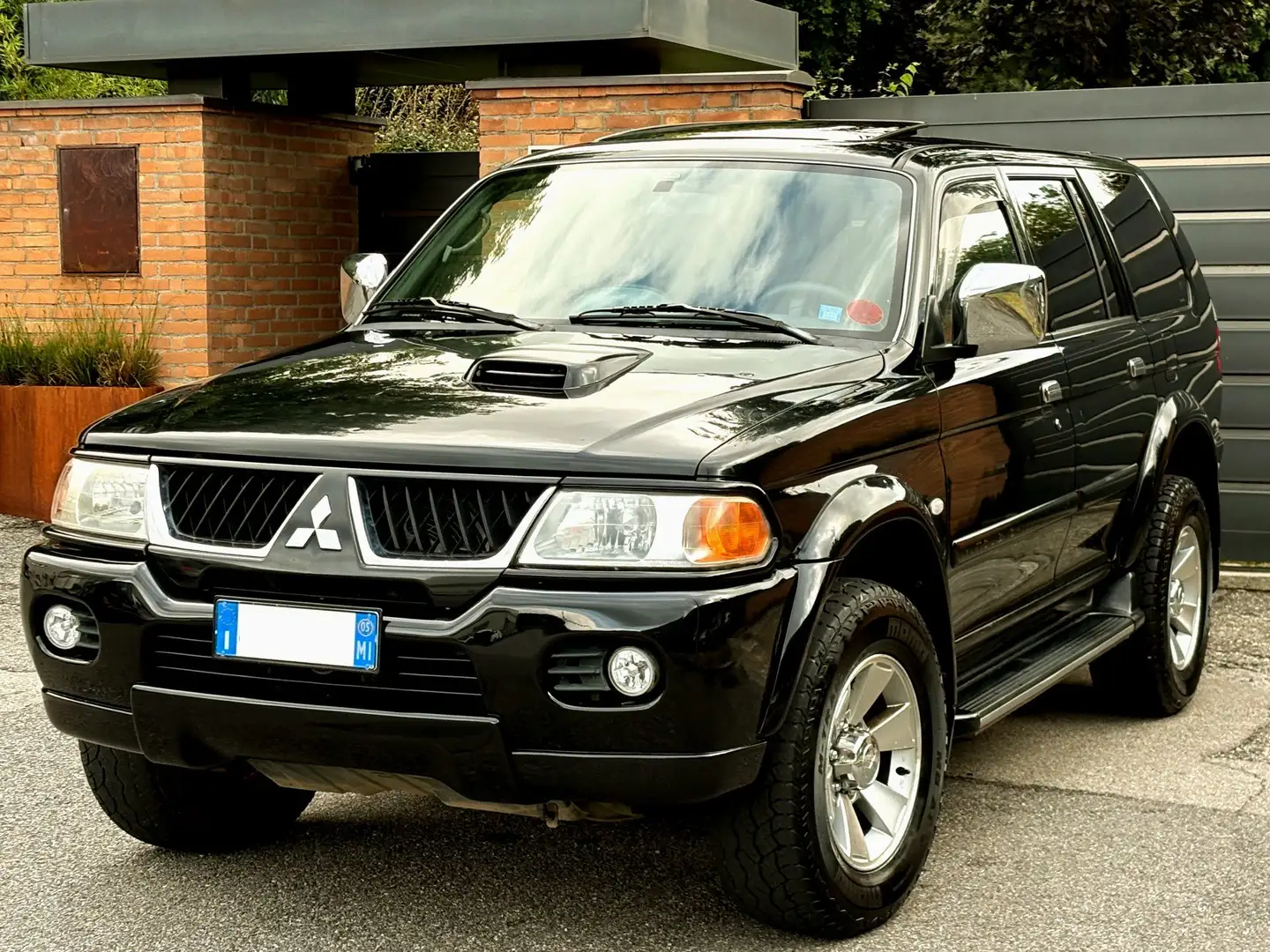 Mitsubishi Pajero Sport 2.5D 116cv-4x4 inserib-Pelle,Tetto-2005 Nero - 2
