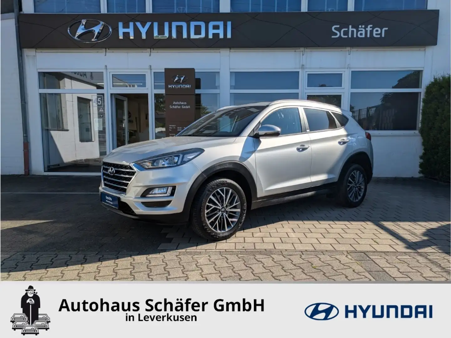 Hyundai TUCSON Advantage Navi Apple CarPlay Mehrzonenklima Kom-pa Argent - 1