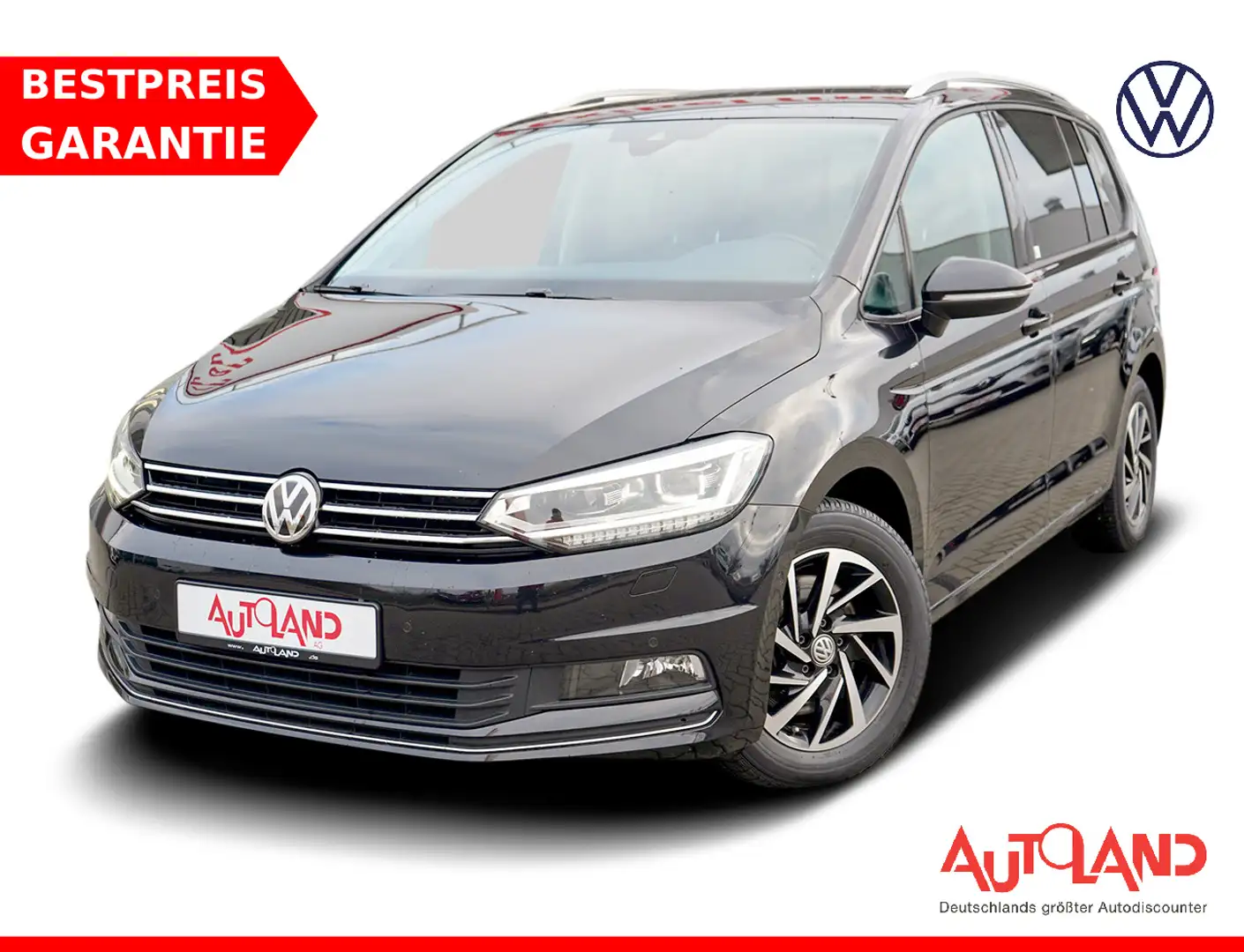 Volkswagen Touran 1.6 TDI DSG Join 7-Sitzer LED ACC Navi Schwarz - 1