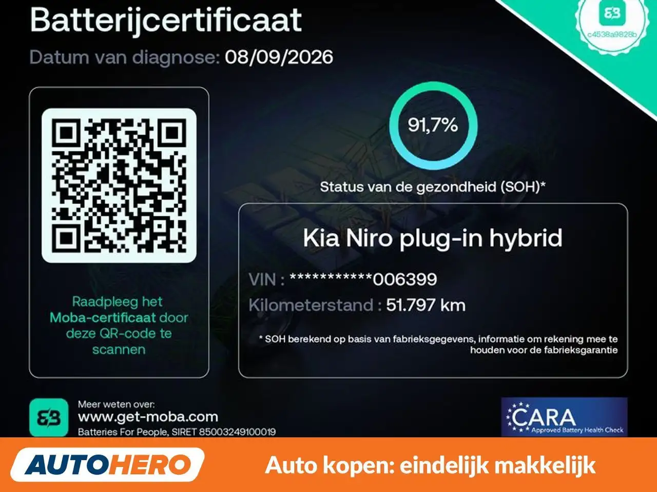 Kia Niro 1.6 Plug-in Hybrid Spirit, миниатюра 6
