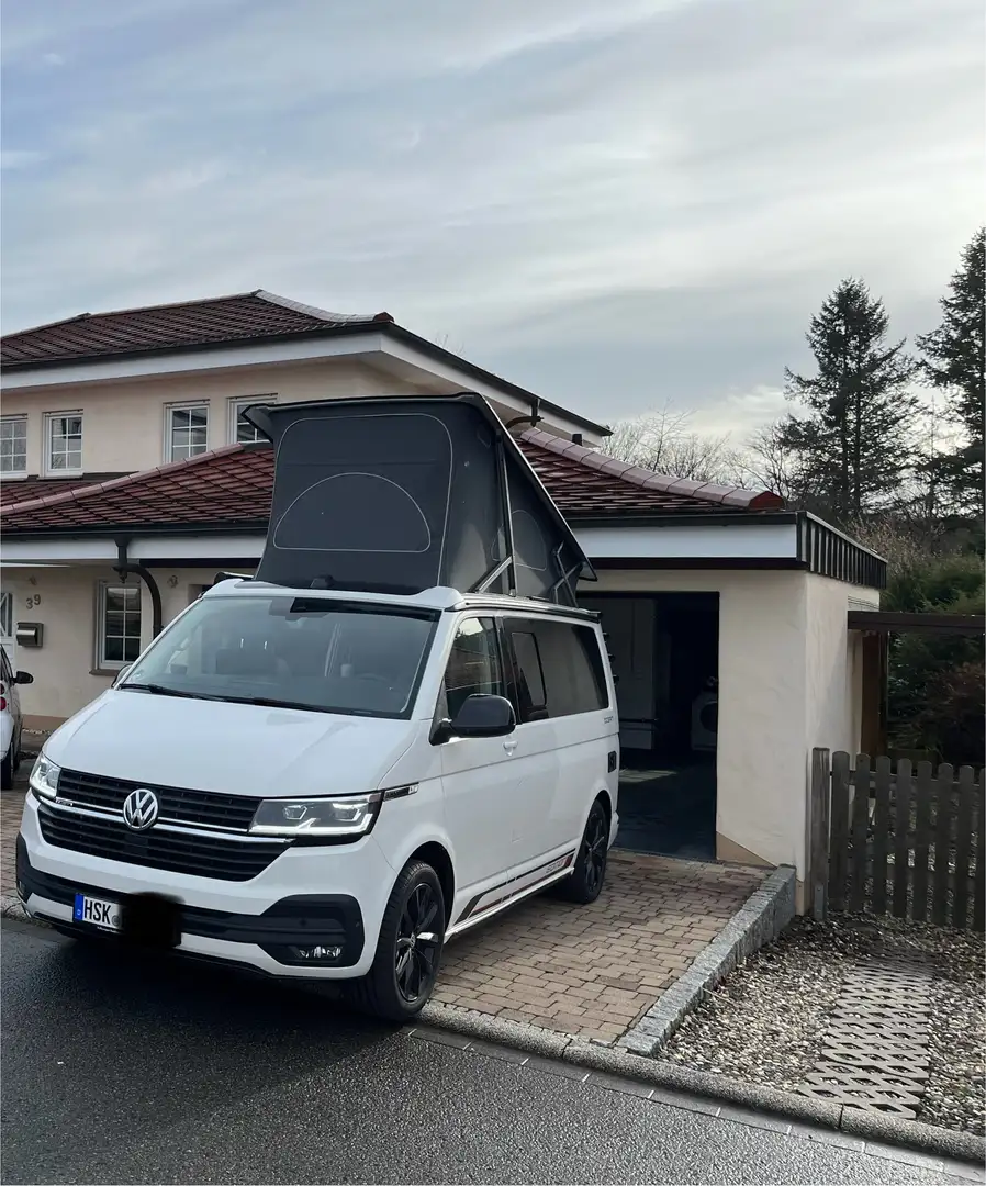 Volkswagen T6.1 California DSG 4MOTION Ocean Edition AHK Garantie 03/28 PV Blanco - 1