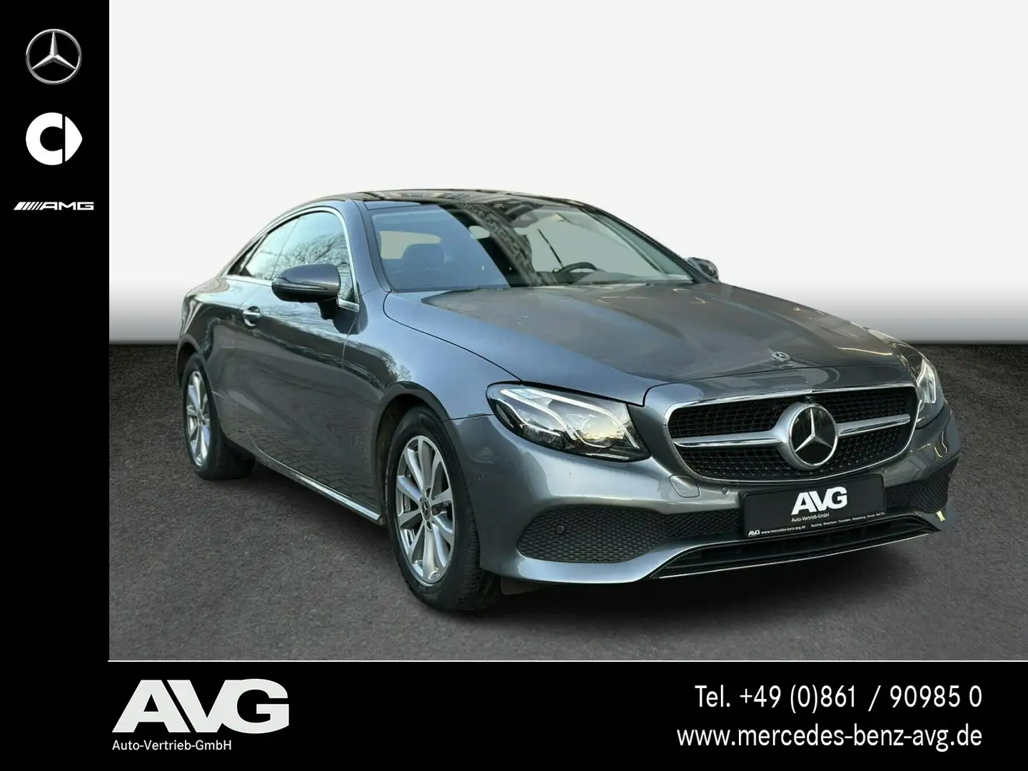 Mercedes-Benz E 200 E 200 Coupé Pano AHK Distr MBEAM-LED Kamera 9G Grau - 2