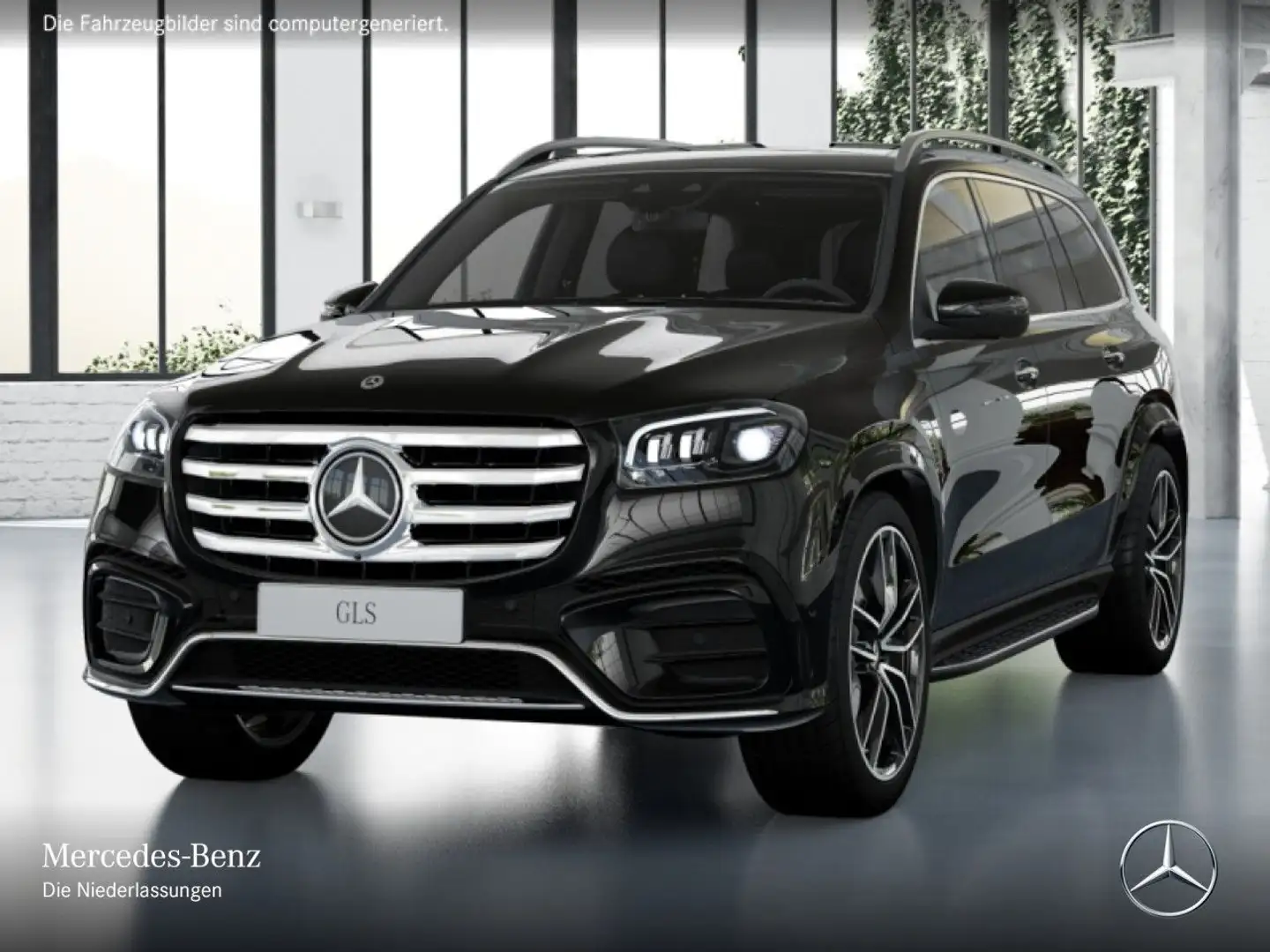 Mercedes-Benz GLS 450 d 4M AMG+PANO+360+AHK+MULTIBEAM+STHZG+HUD Noir - 2