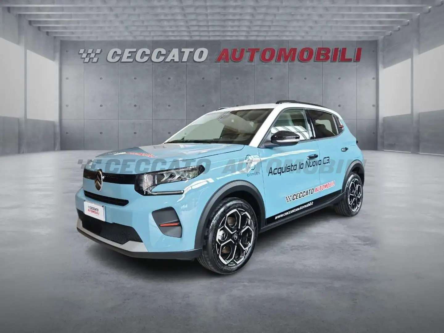 Citroen C3 E-C3 83kW Max Blau - 1