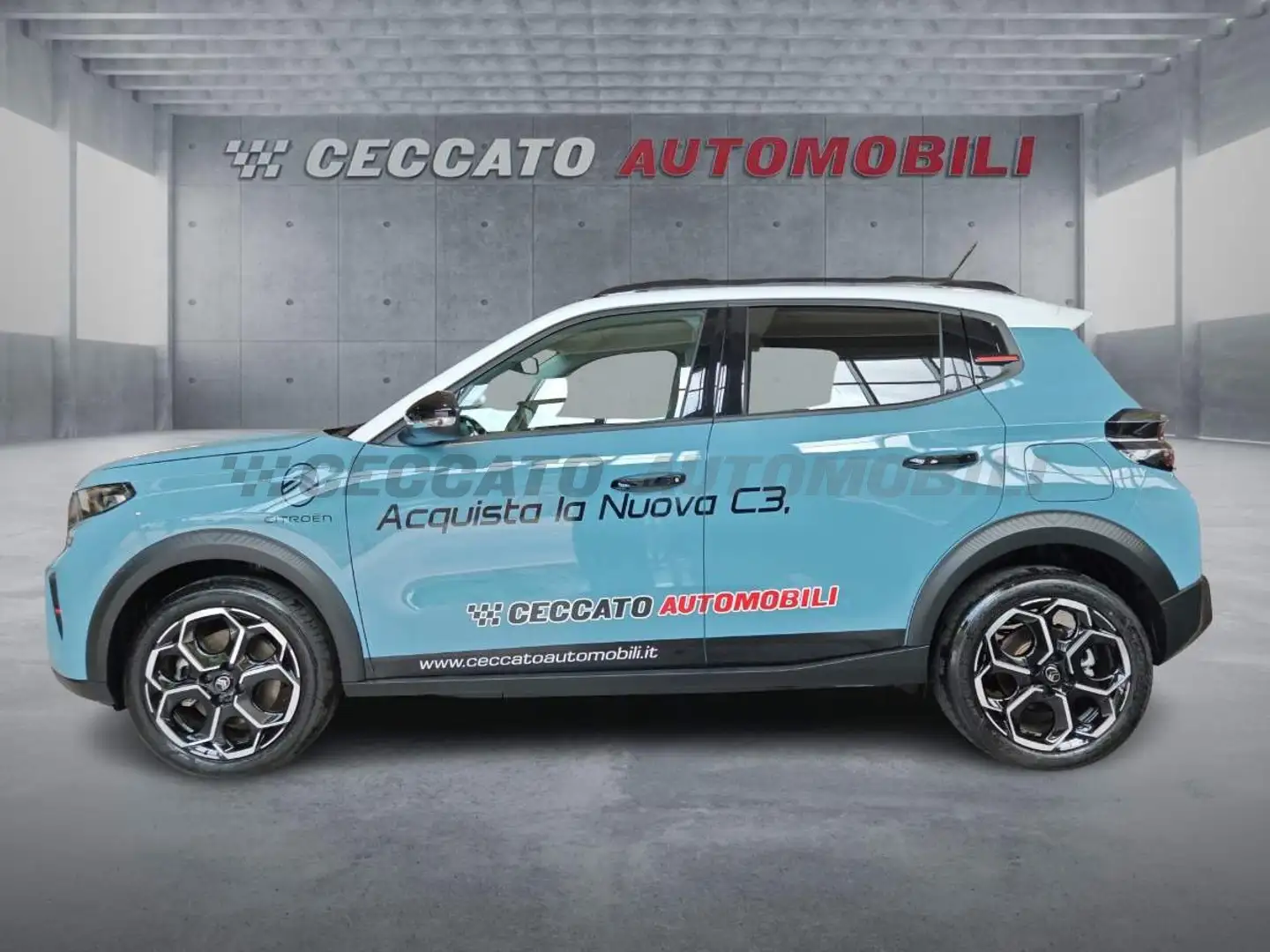 Citroen C3 E-C3 83kW Max Blau - 2