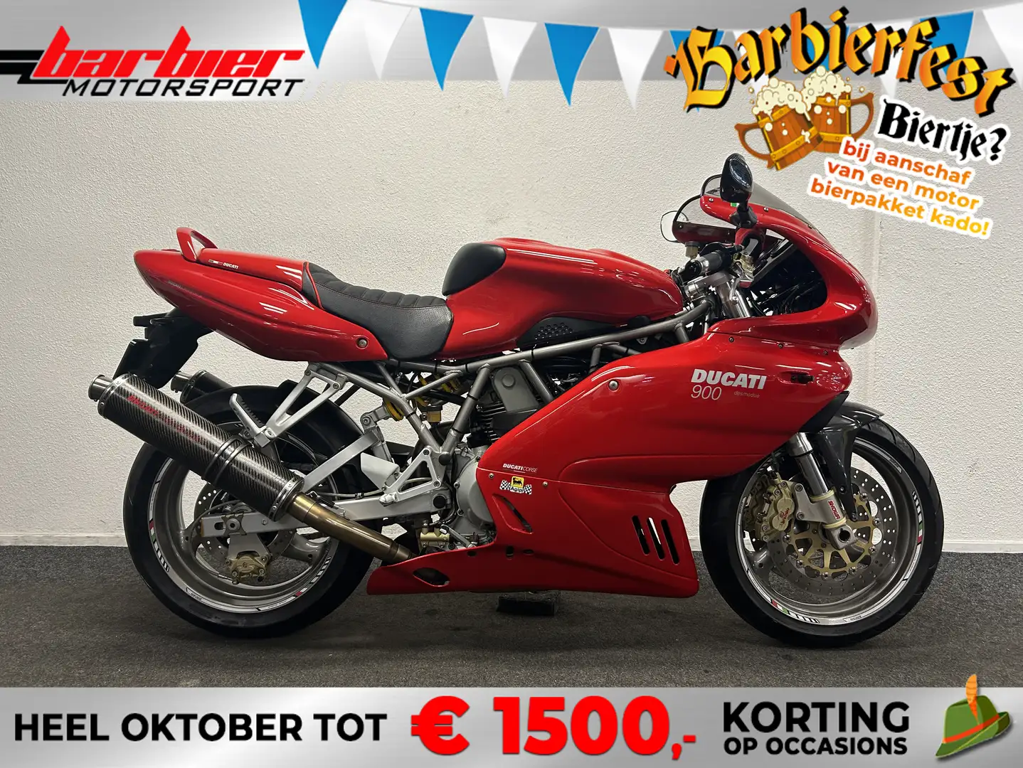 Ducati 900 SS Rood - 1