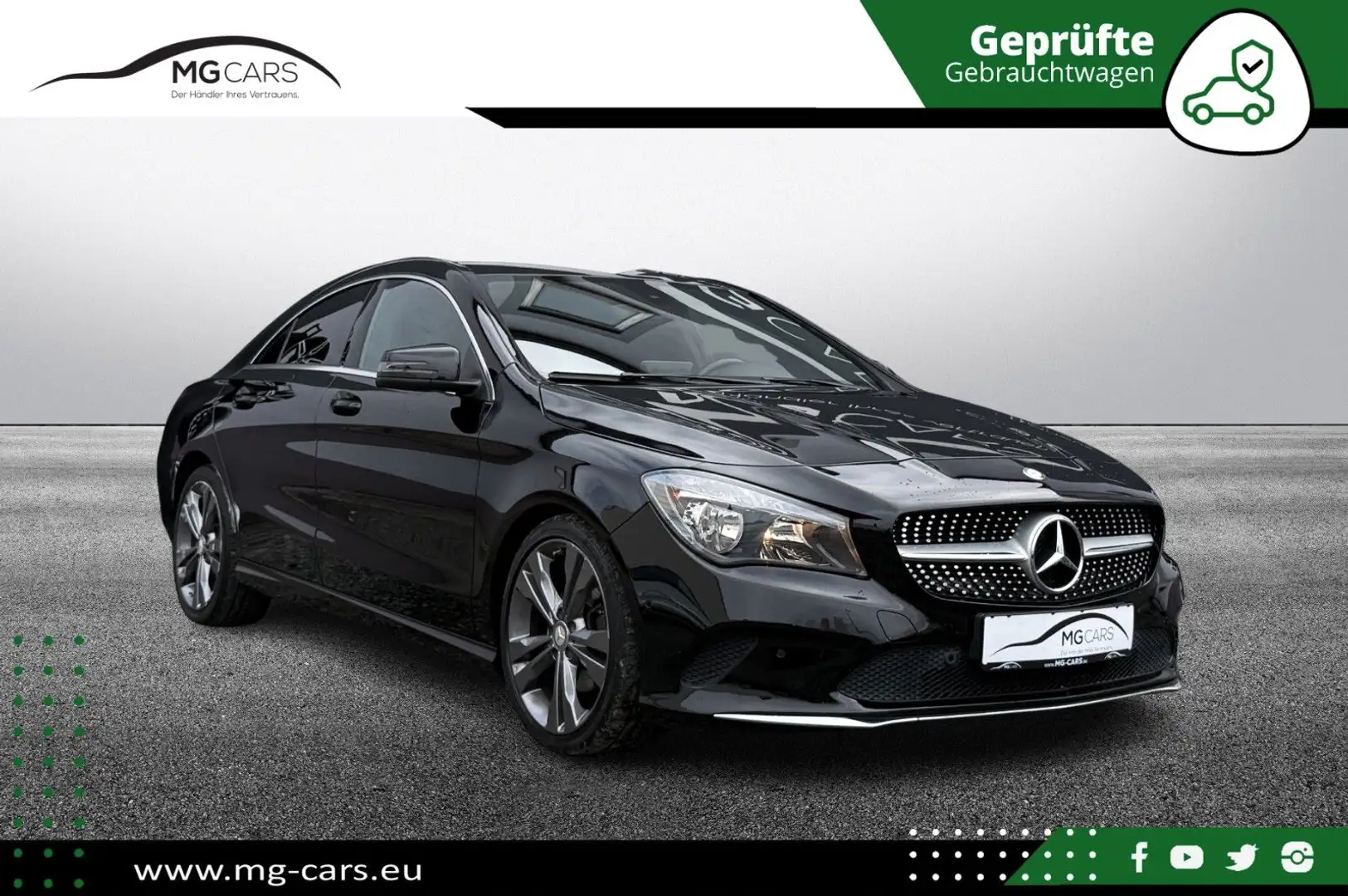 Mercedes-Benz CLA 200 Coupe~Urban-Sport~Automatik~Navi~SHZ~Top Schwarz - 1