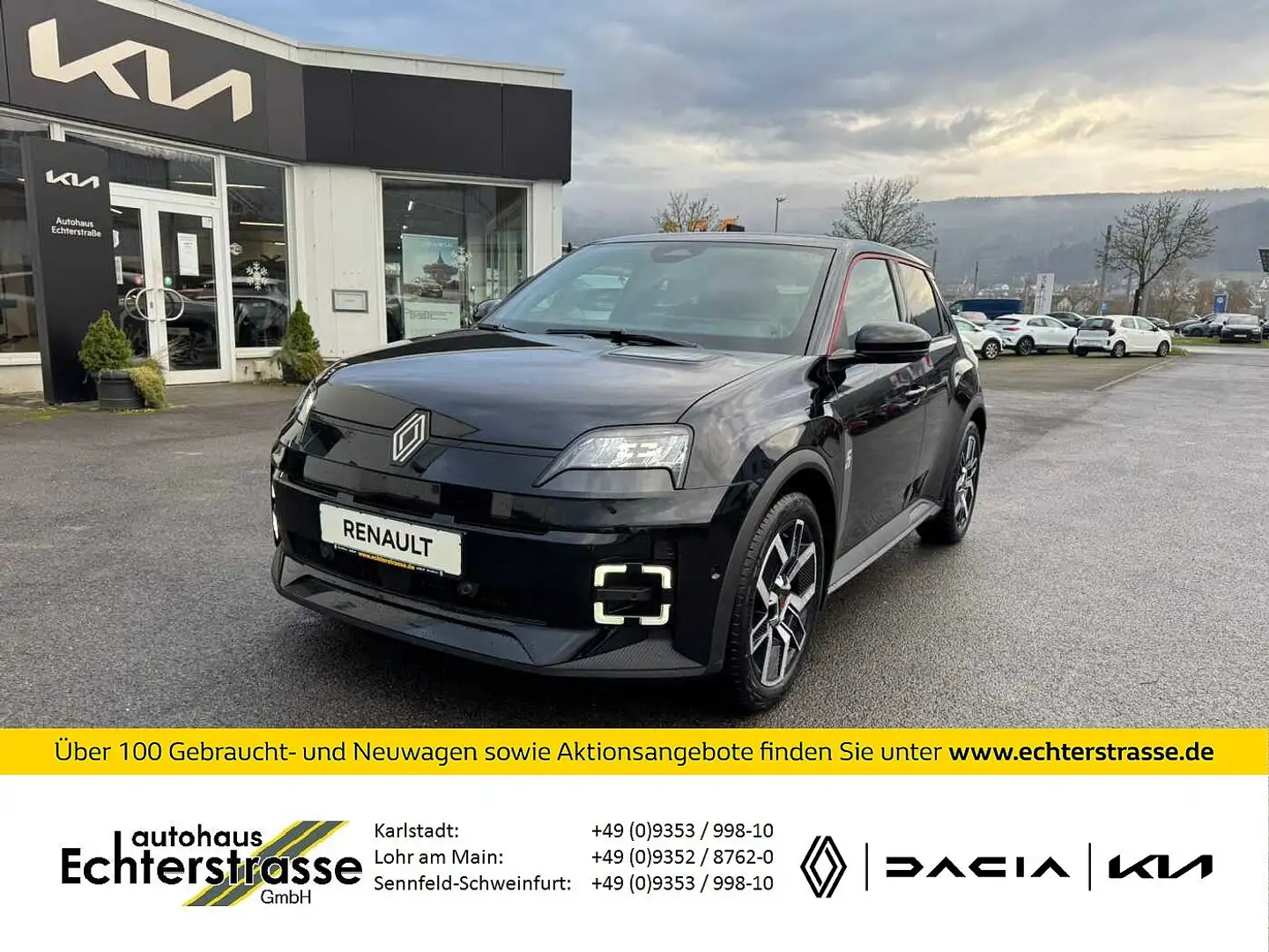 Renault R 5 Electric Techno 150 Comfort Range +WP+KAM Schwarz - 1