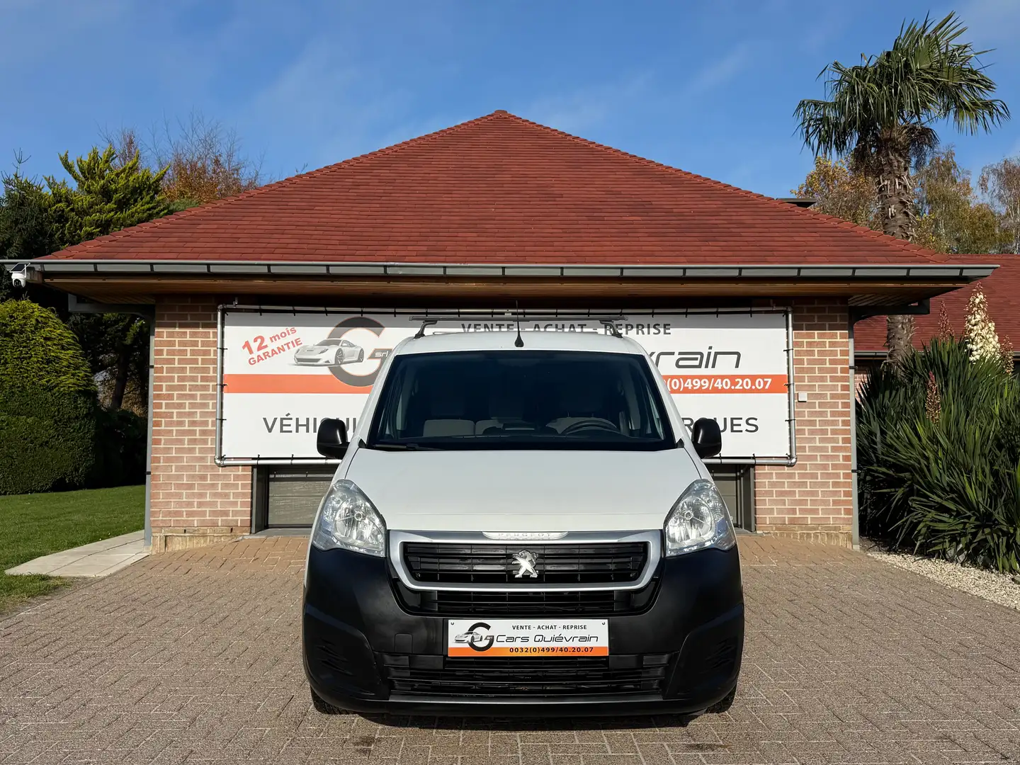 Peugeot Partner 1.6 BlueHDi /3 PLACES/GPS /AIRCO/GARANTI 12 MOIS / Wit - 2