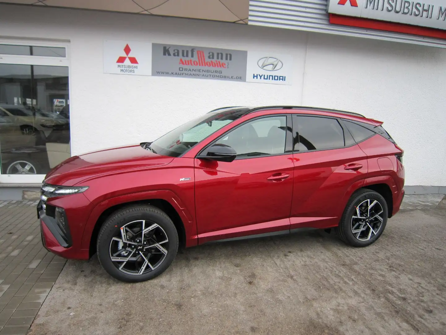 Hyundai TUCSON 1.6T-GDi Hybrid 2WD  N LINE Sitz-Paket Rot - 2