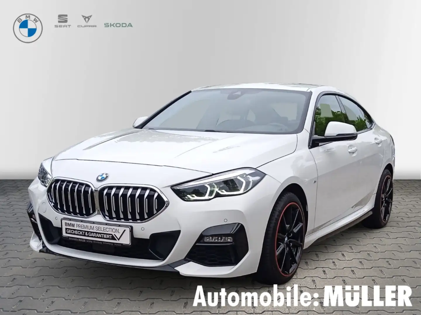 BMW 218 Gran Coupe i M-Sportpaket*LED*PDC*DAB*Driv.Ass.* Weiß - 1