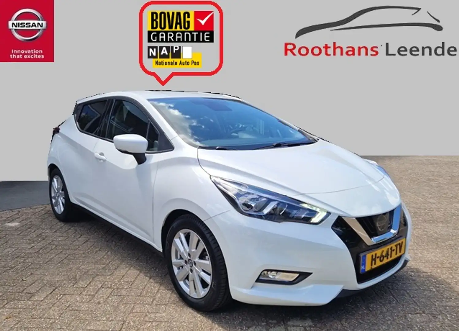 Nissan Micra 1.0 100PK IG-Turbo N-Connecta - Navi Pack - Camera Wit - 1