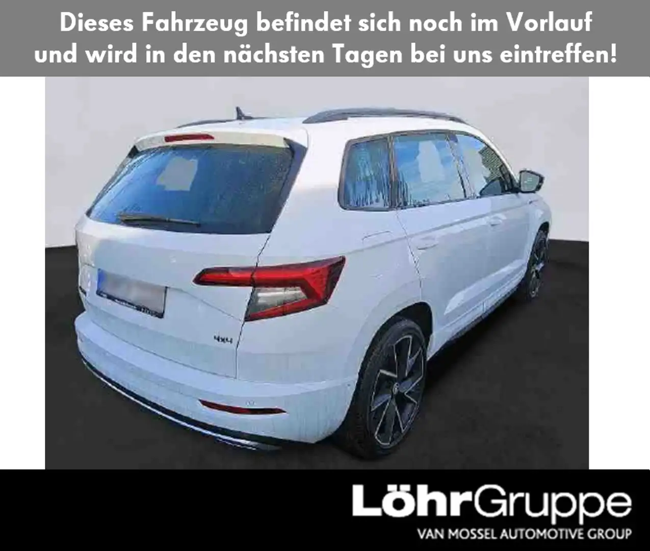 Skoda Karoq 2.0 TSI DSG Sportline 4x4 19" PANO AHK SIDEASSI... Weiß - 2