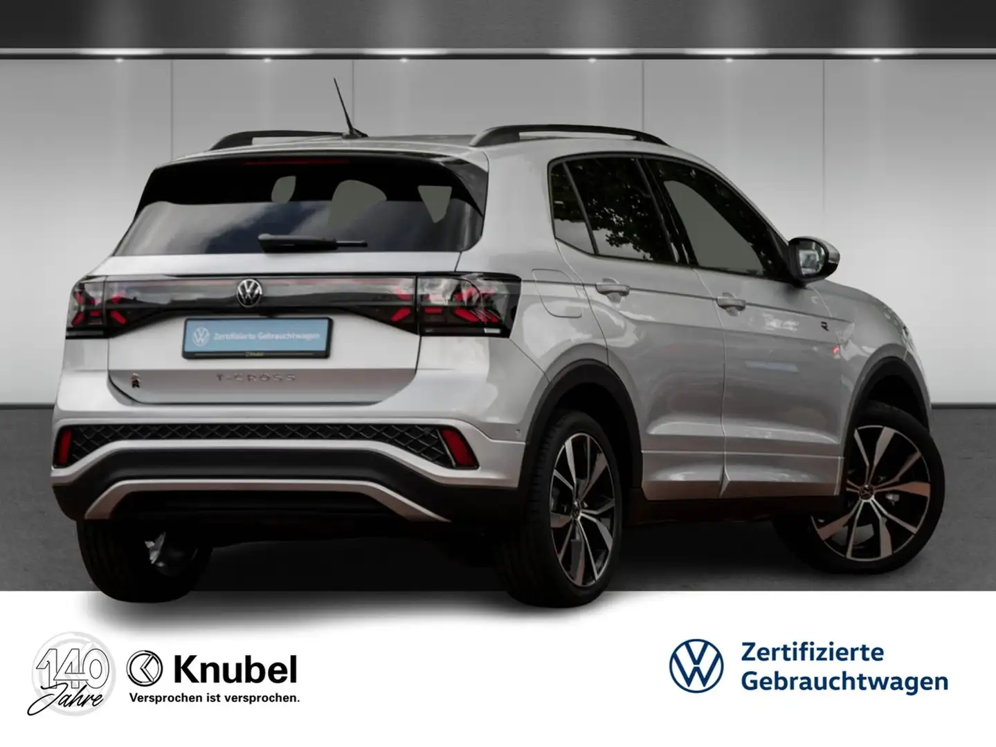 Volkswagen T-Cross R-Line 1.5 TSI DSG IQ.Light Keyless 18" TravelAss. Silber - 2
