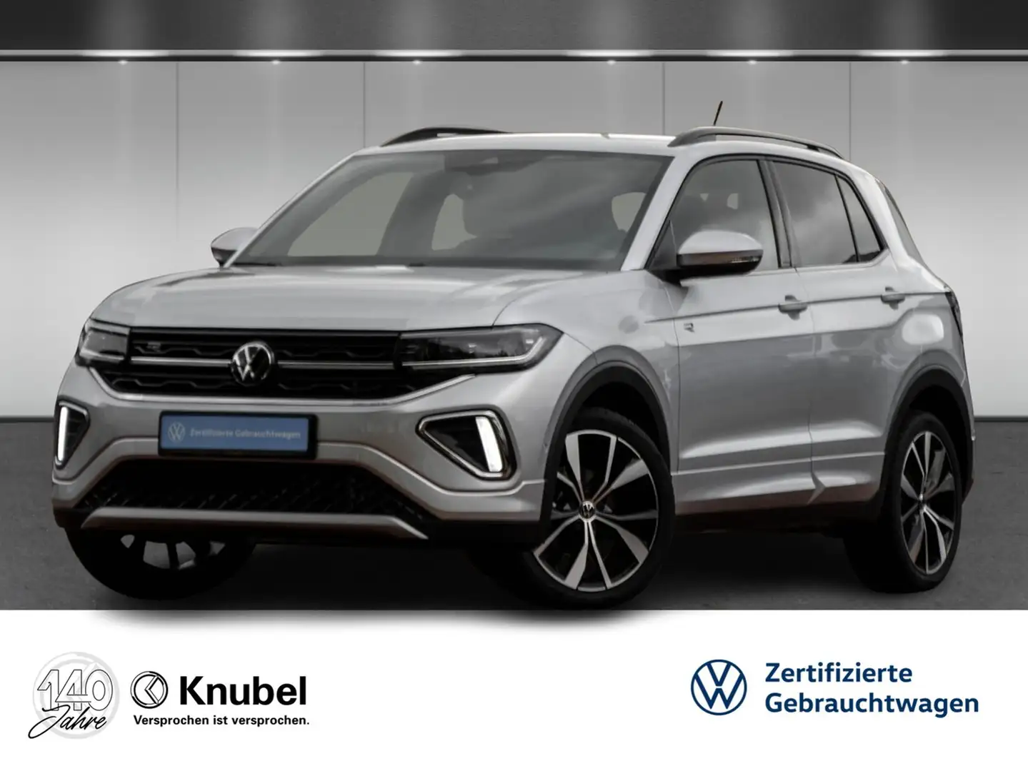 Volkswagen T-Cross R-Line 1.5 TSI DSG IQ.Light Keyless 18" TravelAss. Silber - 1
