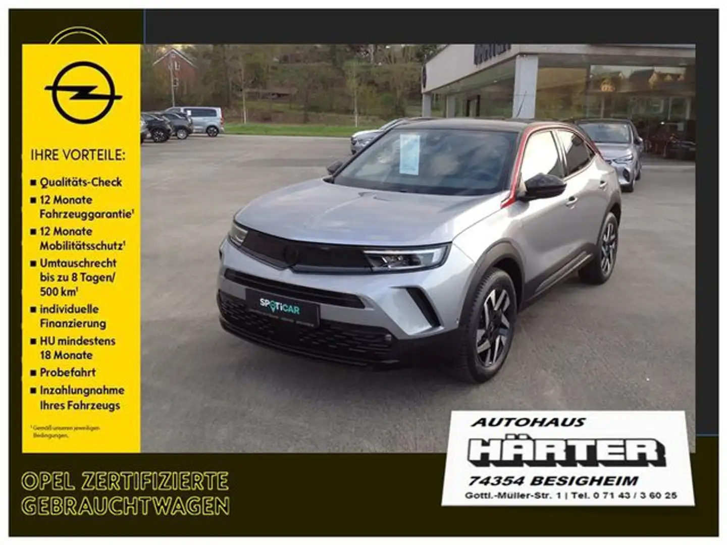 Opel Mokka 1.2 Turbo GS-Line Navi Kamera LED-Matrix SHZ LHZ Grau - 1