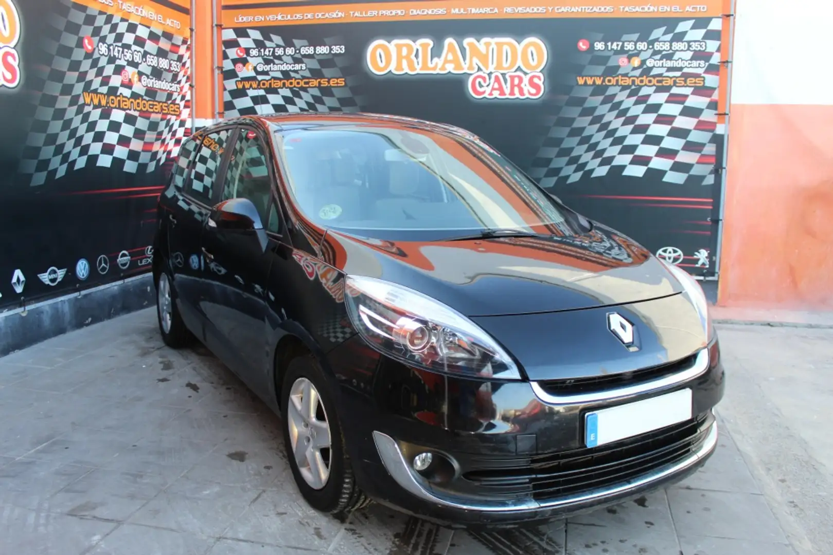 Renault Scenic Grand 1.5dCi Dynamique 7pl. Noir - 1