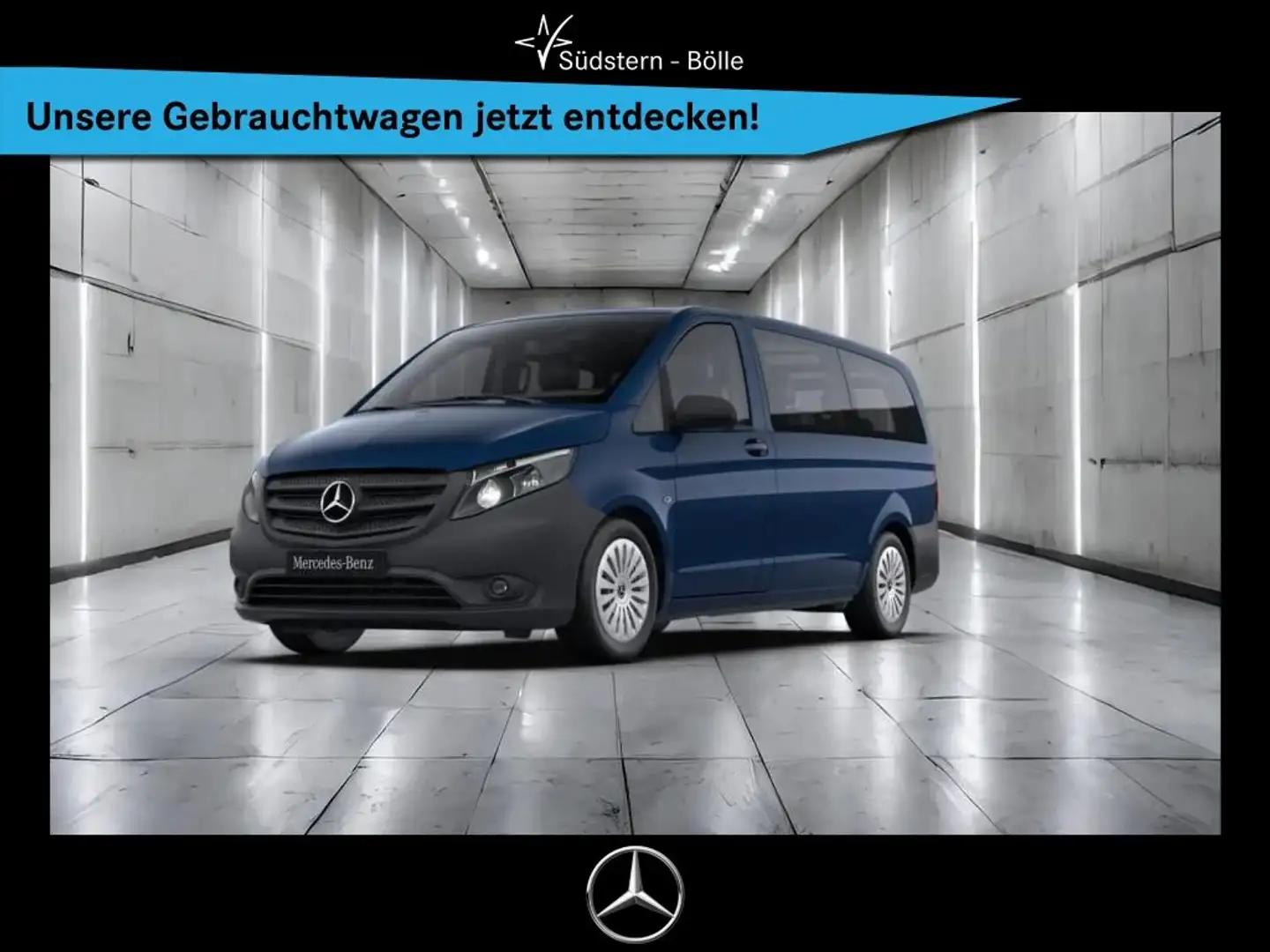 Mercedes-Benz Vito 114 TOURER PRO LANG+KAMERA+TEMPOMAT+SHZ Bleu - 1