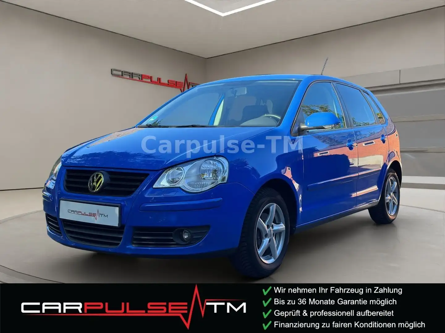 Volkswagen Polo IV United-5 Türer-TÜV NEU-PDC-Sitzheizung Blau - 1