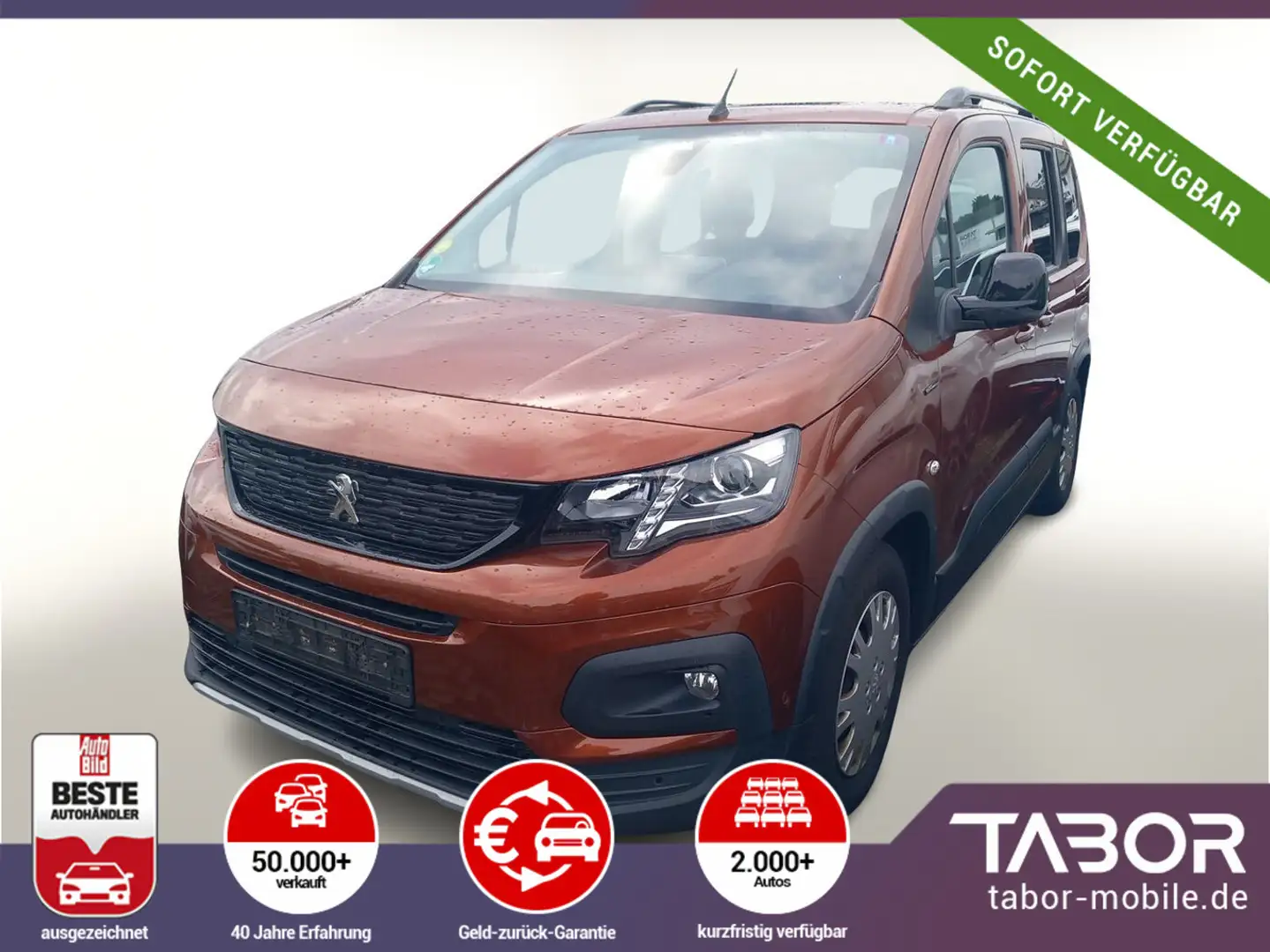 Peugeot Rifter 1.5 BlueHDi 130 Allure EasyP Nav AHK KeyL Braun - 1
