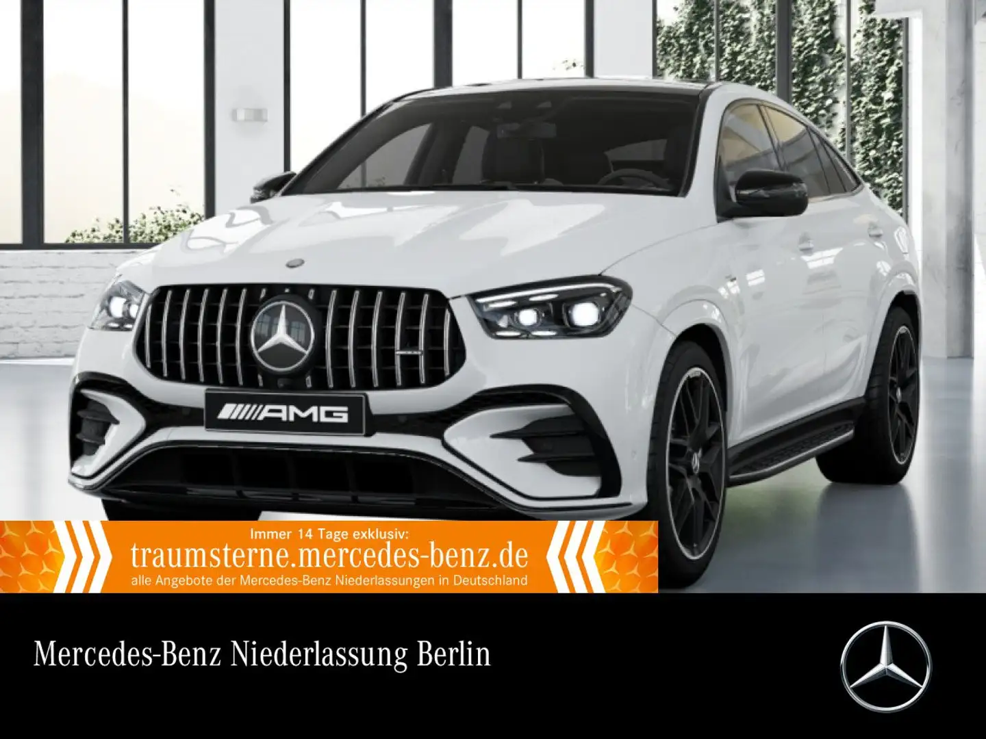 Mercedes-Benz GLE 53 AMG GLE 53 HYBRID Coupé 4M NIGHT+PANO+360+AHK+CARBON Weiß - 1