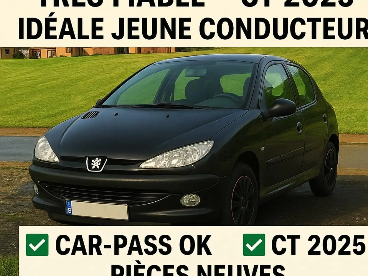 Peugeot 206 206 HDi eco 70 JBL Czarny - 1