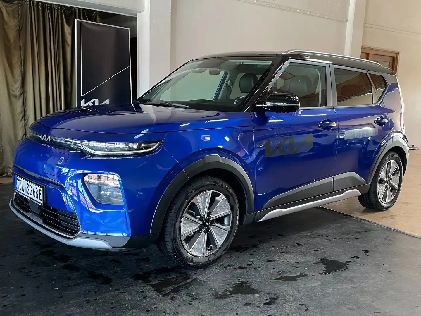 Kia Soul e-Soul Inspiration, Navi, ACC, LED, LHZ, SHZ Bleu - 1