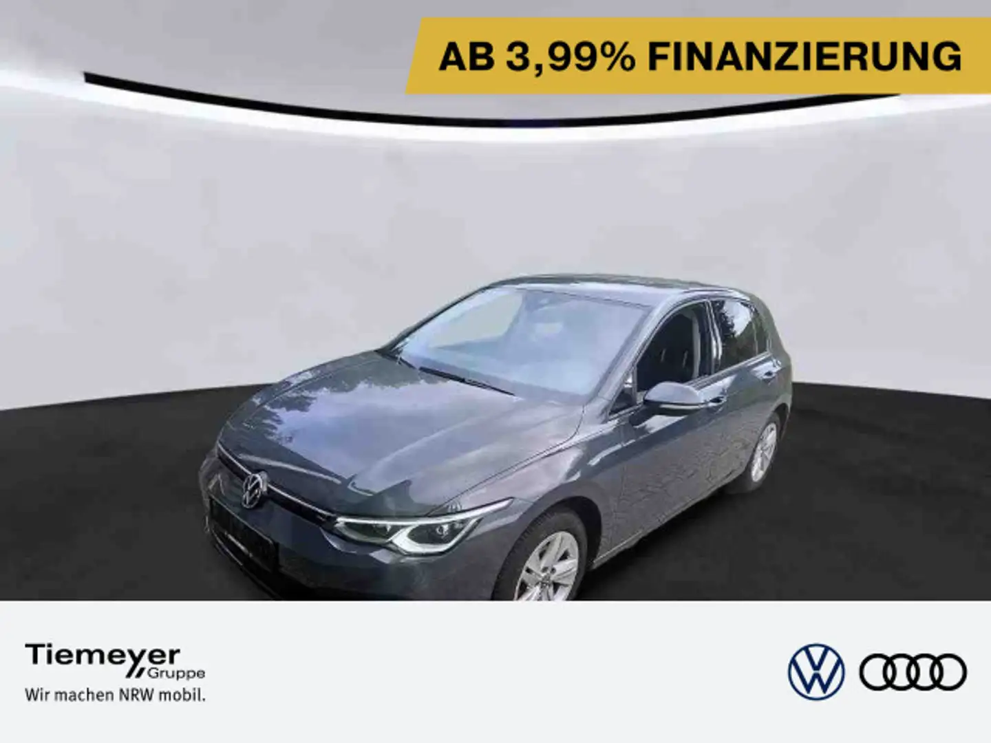 Volkswagen Golf 2.0 TDI DSG LIFE LED+ NAVI ACC SITZHZ LM16 Grijs - 1