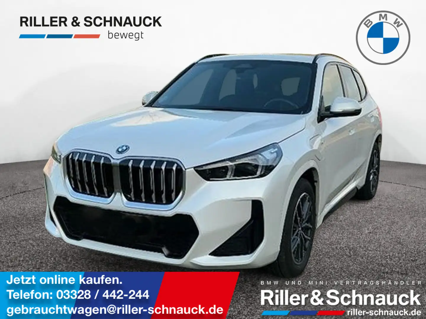 BMW X1 xDrive25e M Sport LED+HK+NAVI+KAM+SHZG Weiß - 1