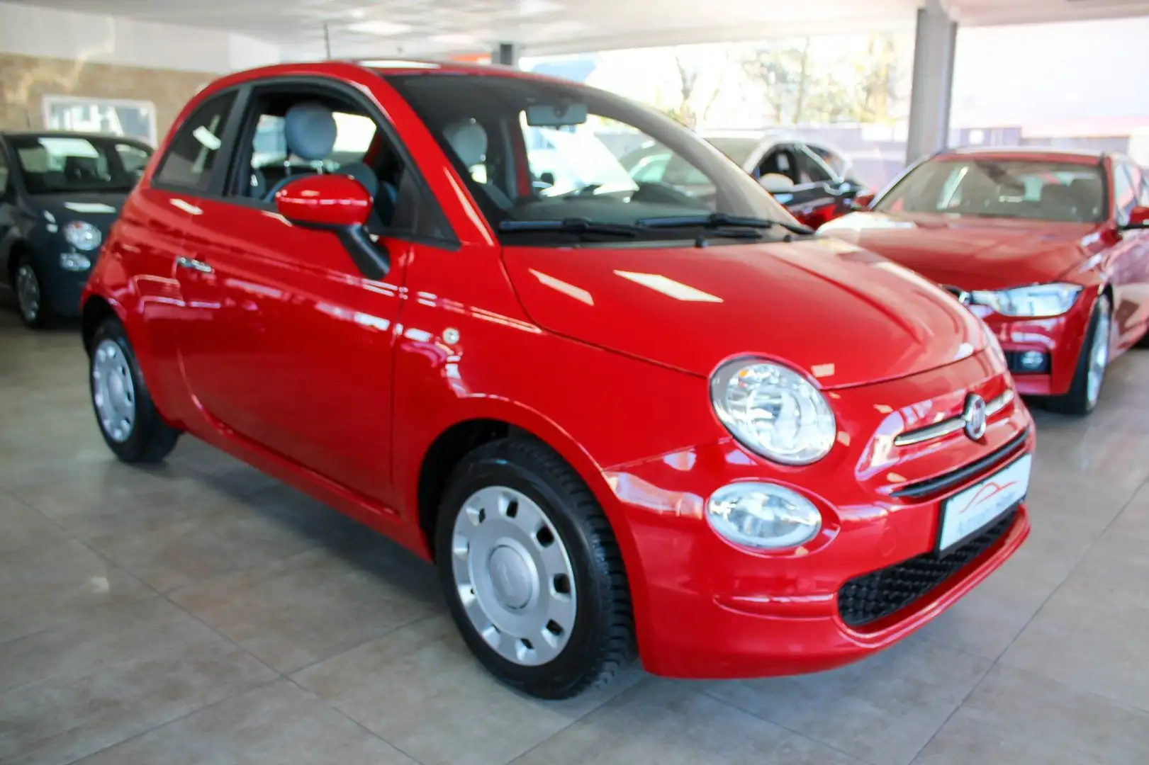 Fiat 500 Pop Klima DAB 1.Hand TÜV neu USB Top! Rot - 1
