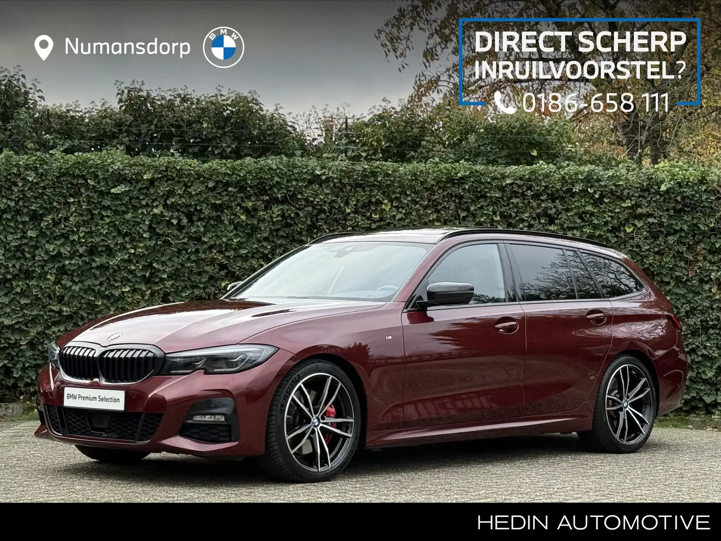 BMW 330 3-serie Touring 330d High Exe | M-Sport | BTW-Auto Rouge - 1