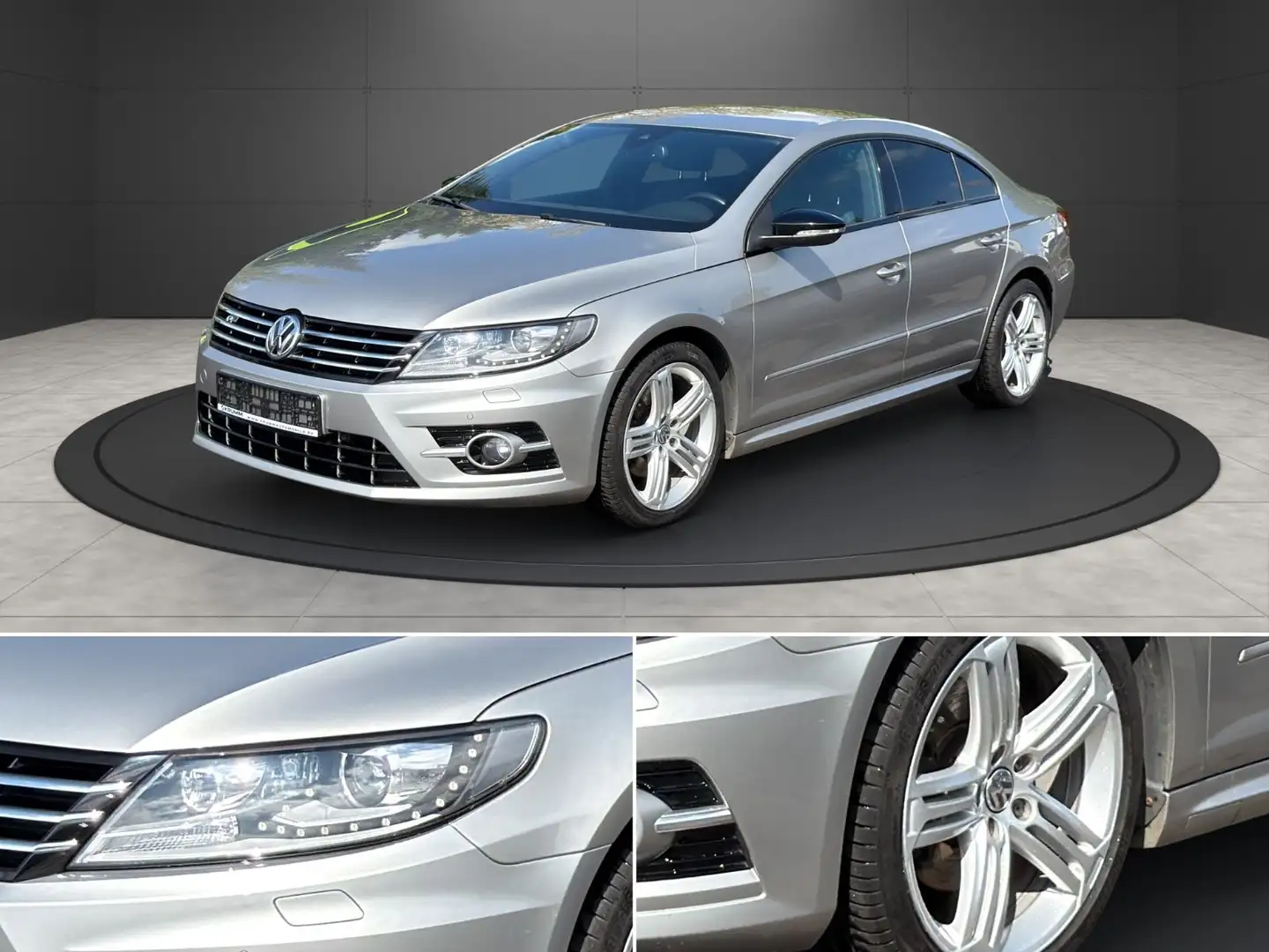 Volkswagen Passat CC R Line AHK Leder Navi PDC Bi Xenon DSG Silber - 1