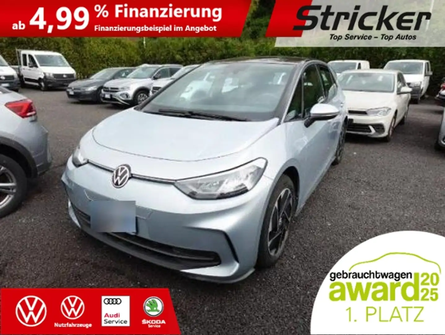 Volkswagen ID.3 Pro 150/58 296,-ohne Anzahlung ACC Silber - 2