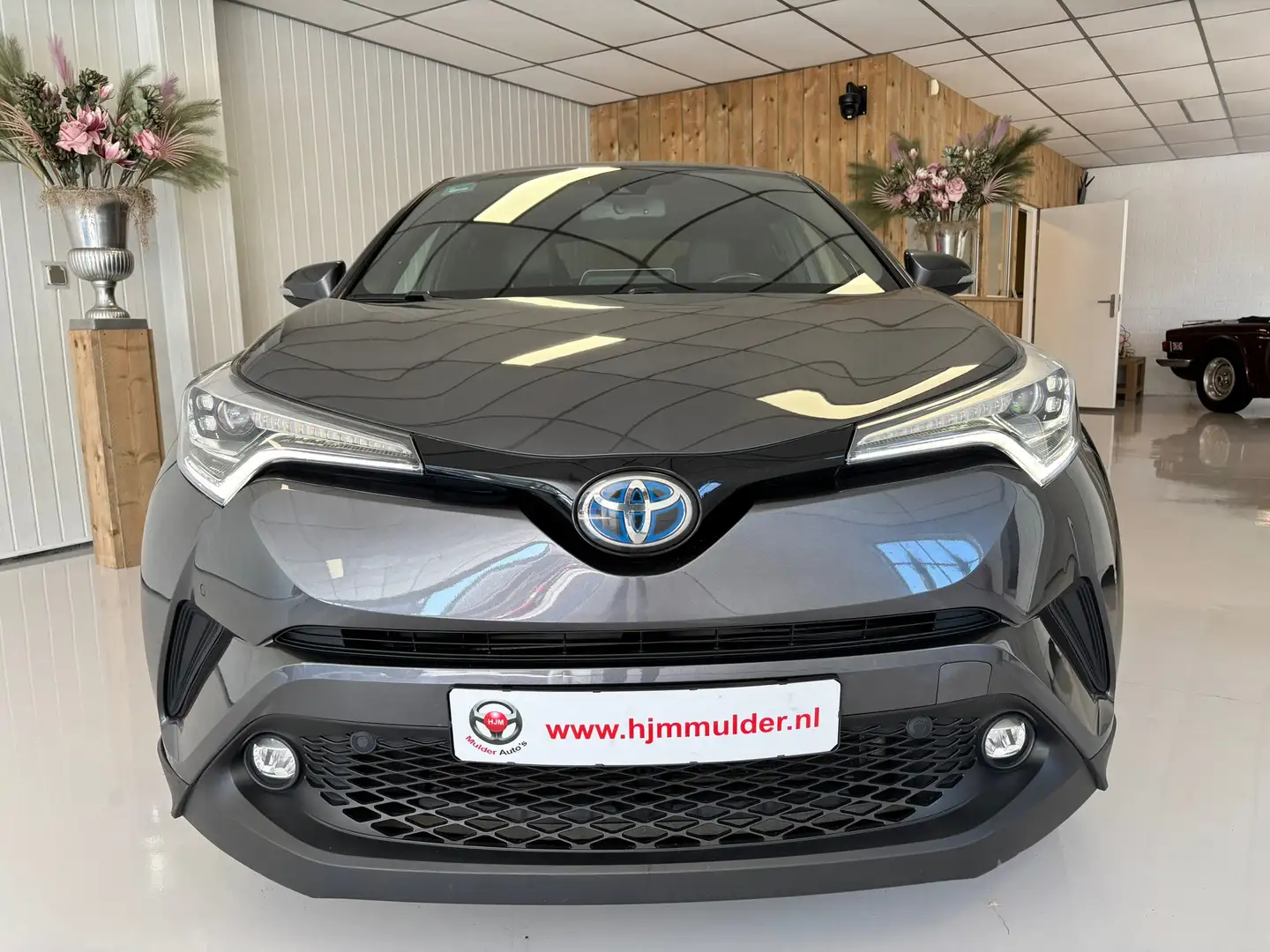 Toyota C-HR 1.8 Hybrid Executive, nap, leder, navi, cruise con Gris - 2